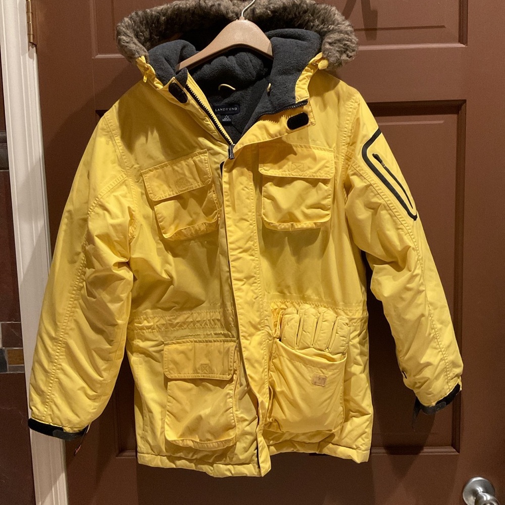 Land’s End Winter Down Parka w/ Matching Gloves